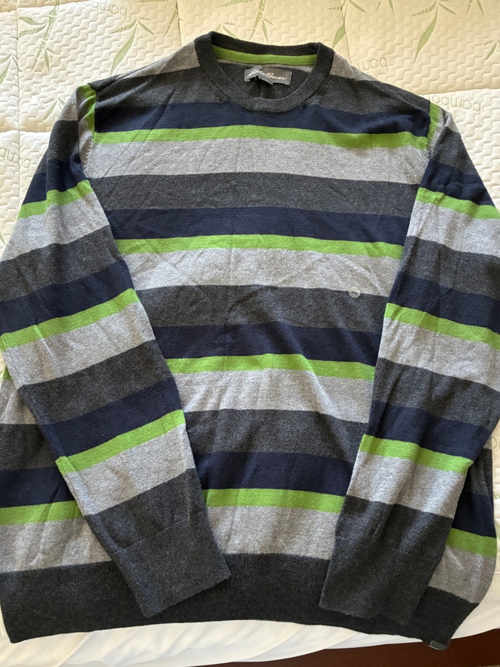 Eddie Bauer NWT Men’s XL PULLOVER SWEATER CREWNECK
